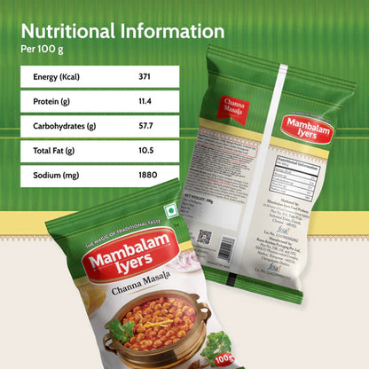Mambalam Iyers Chana Masala