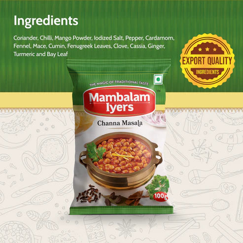 Mambalam Iyers Chana Masala