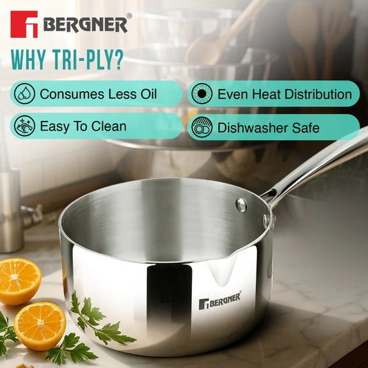 bergner tri-ply saucepan