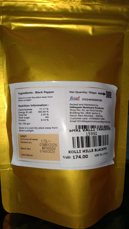 UDHAYAM KOLLI BLACK PEPPER