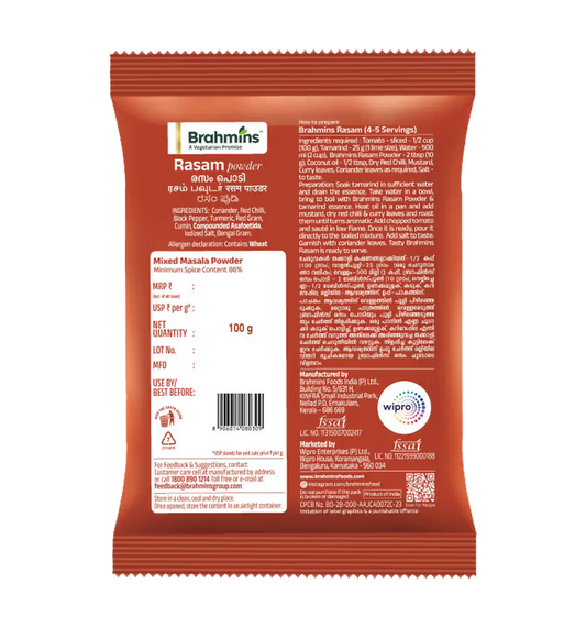 Brahmins Rasam Powder